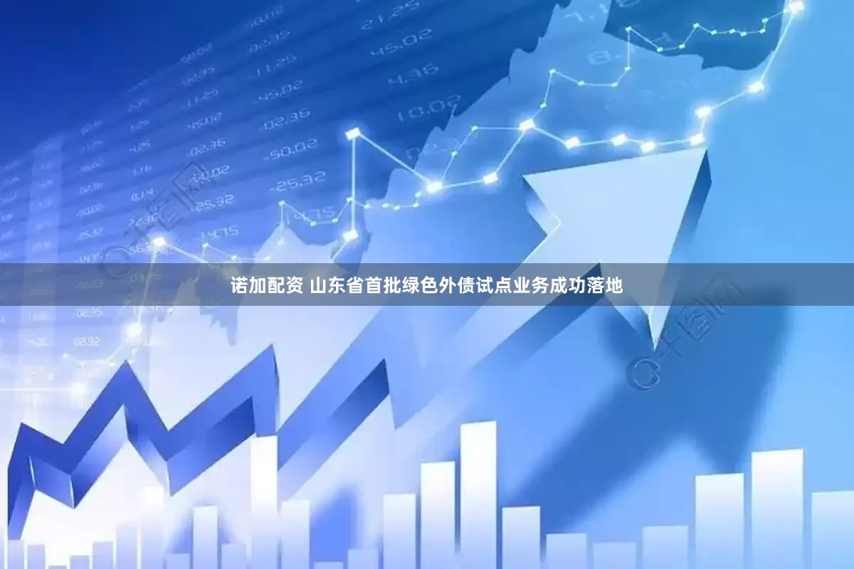 诺加配资 山东省首批绿色外债试点业务成功落地